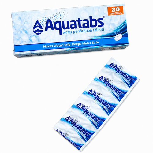 pastilles purification eau aquatabs survie