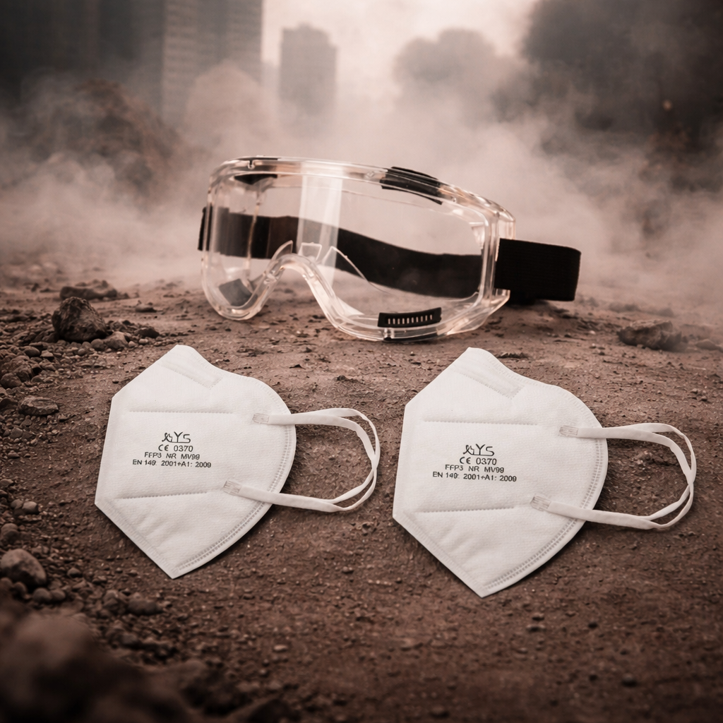 protection poussière et covid virus