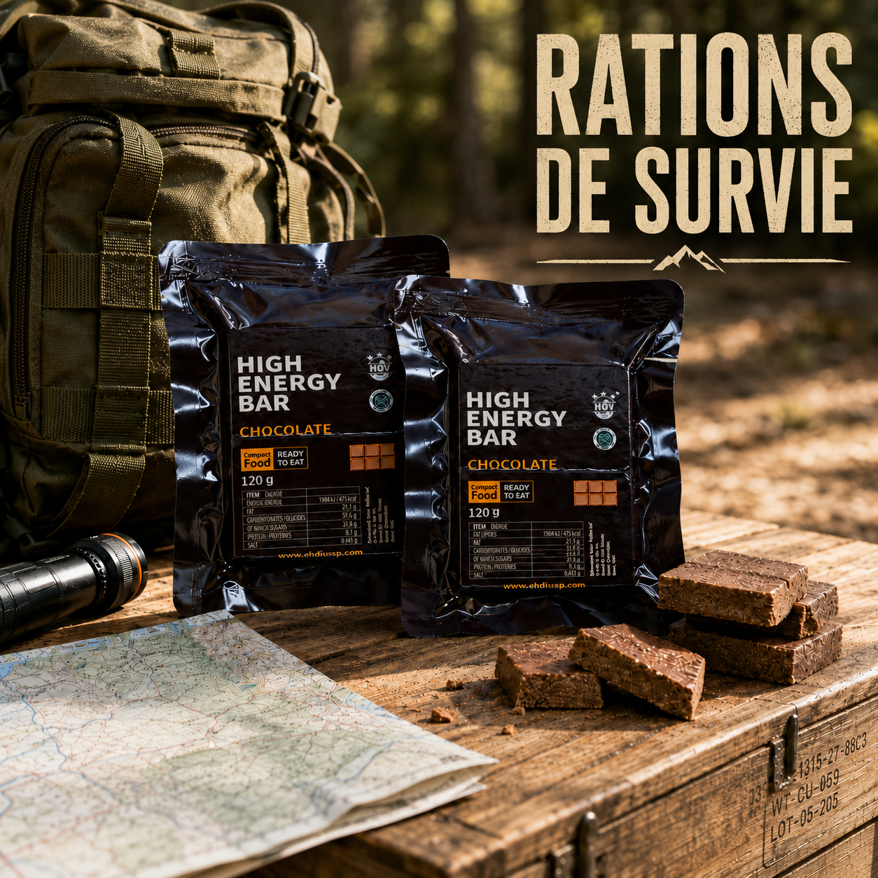 rations survie évacuation urgence