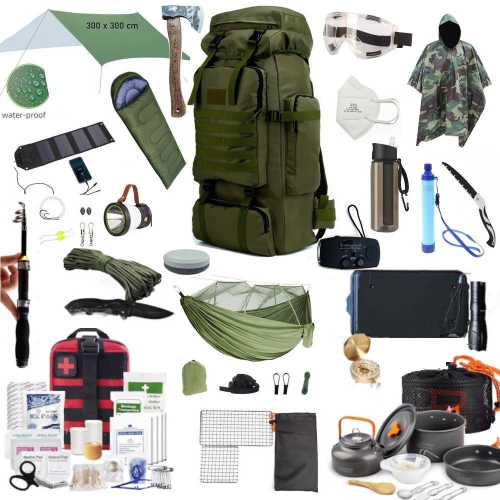 LEGEND - Sac de Survie Kit complet Vivre Demain® évacuation urgence et Bushcraft vivredemain.com sac de survie