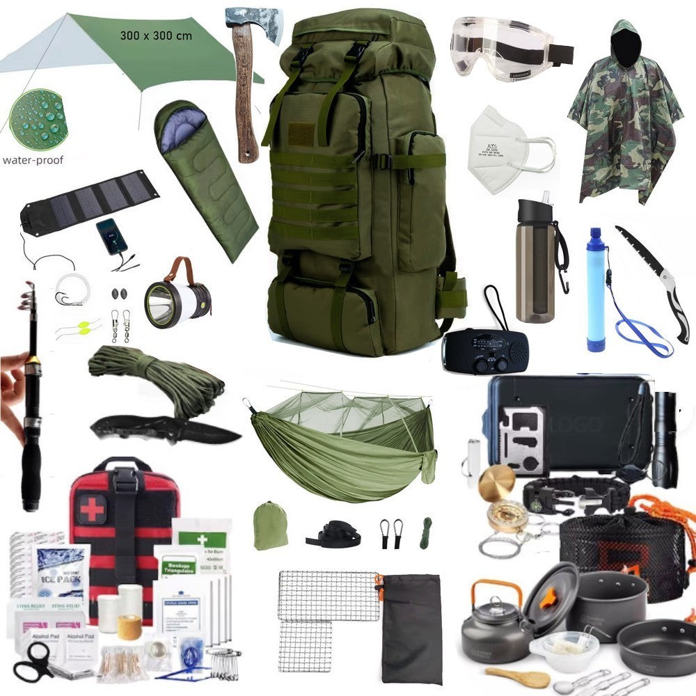LEGEND - Sac de Survie Kit complet Vivre Demain® évacuation urgence et Bushcraft vivredemain.com sac de survie