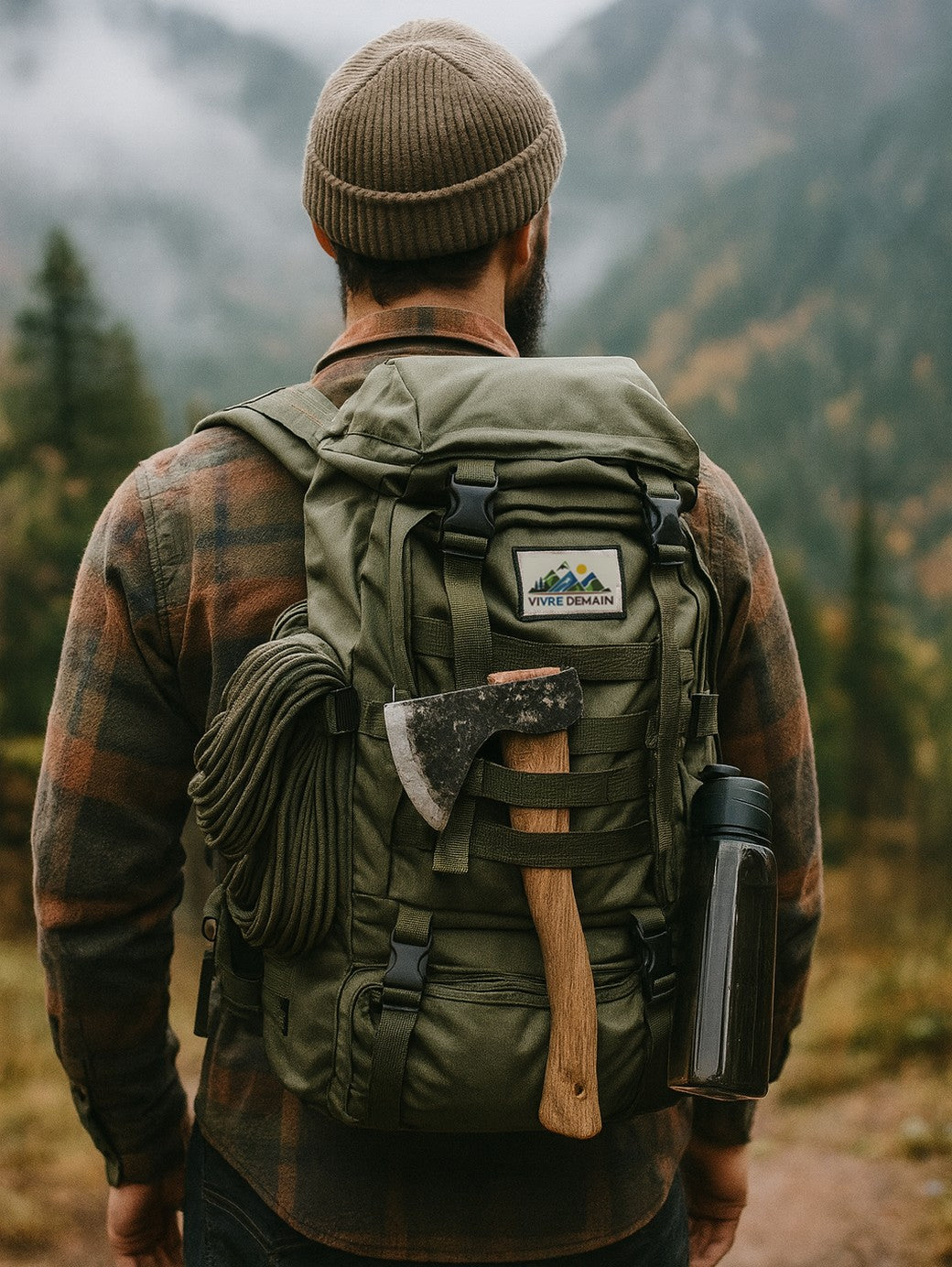 LEGEND - Sac de Survie Kit complet Vivre Demain® évacuation urgence et Bushcraft