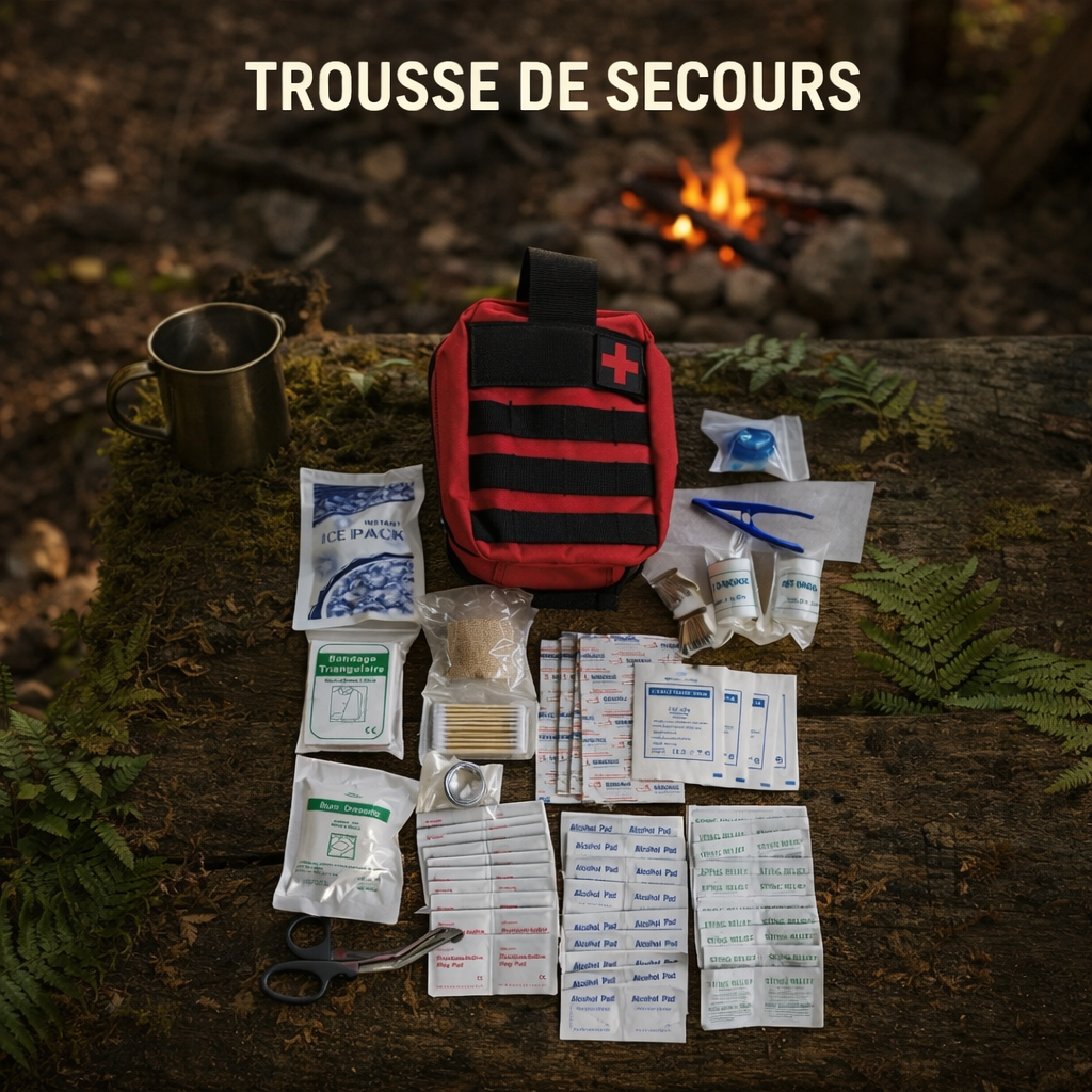 trousse de secours survie