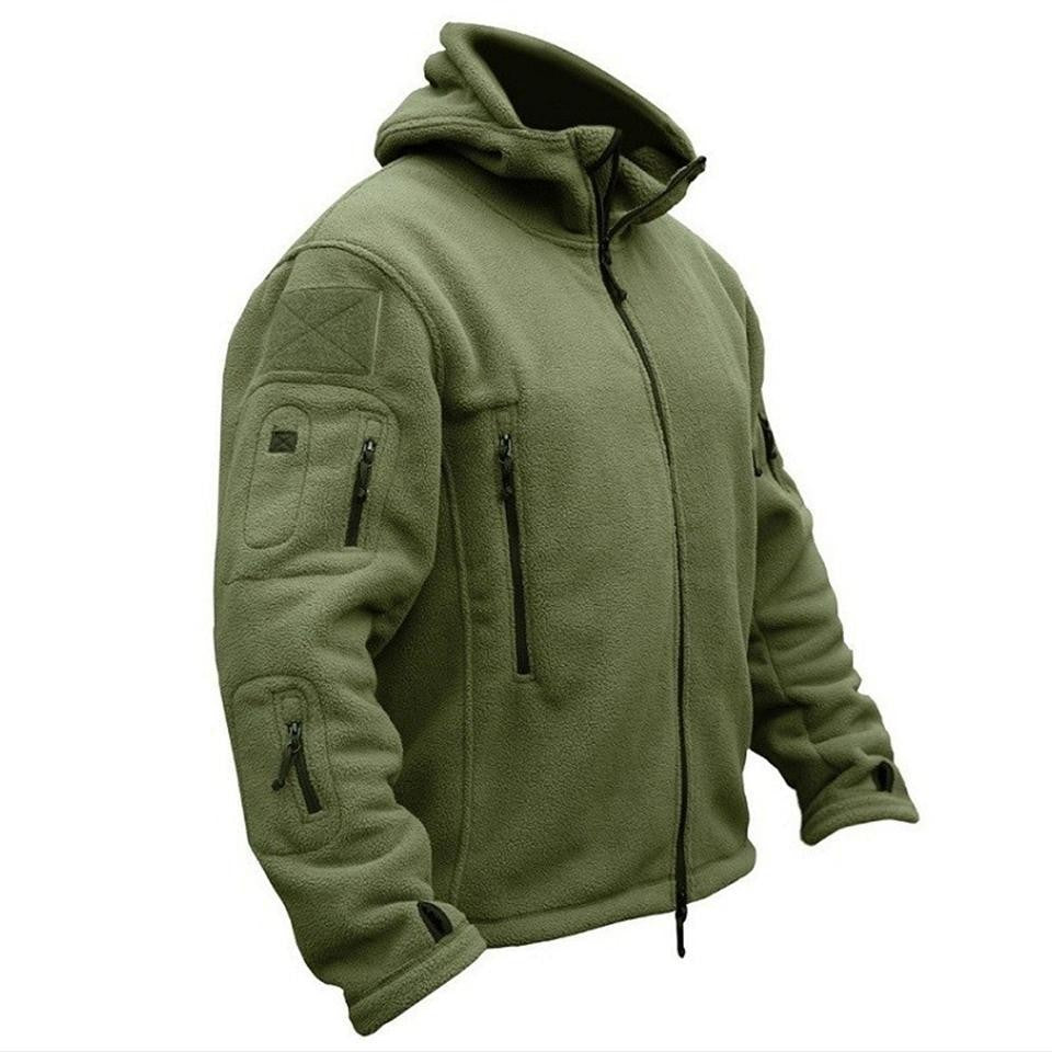 Veste tactique militaire d'hiver en polaire thermique